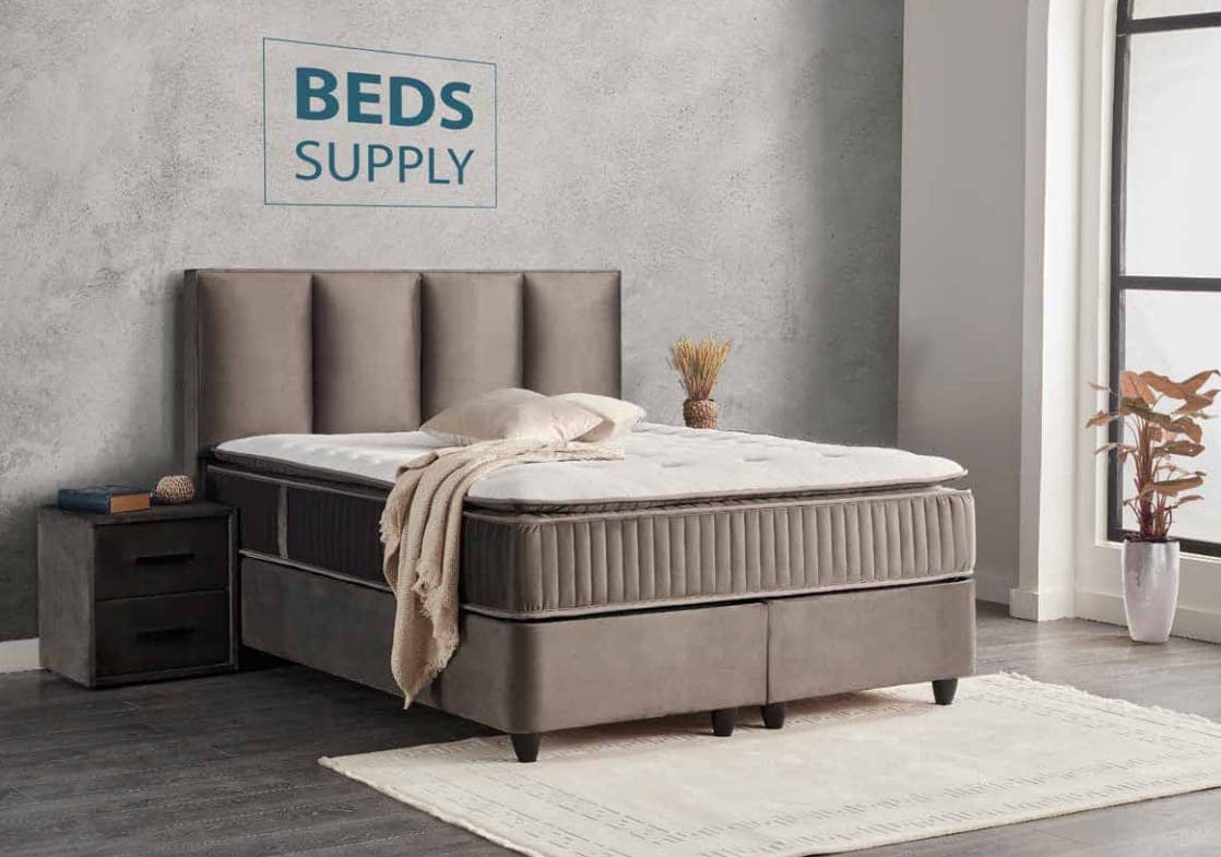 Lit-coffre Boxspring 'ABC-NORA' 160 cm