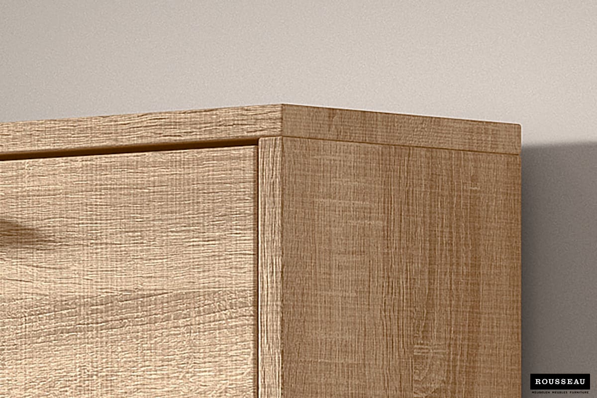 Armoire rangement chaussures 'Carini' 3 tiroirs Sonoma (RO-5202-3) – Image 2