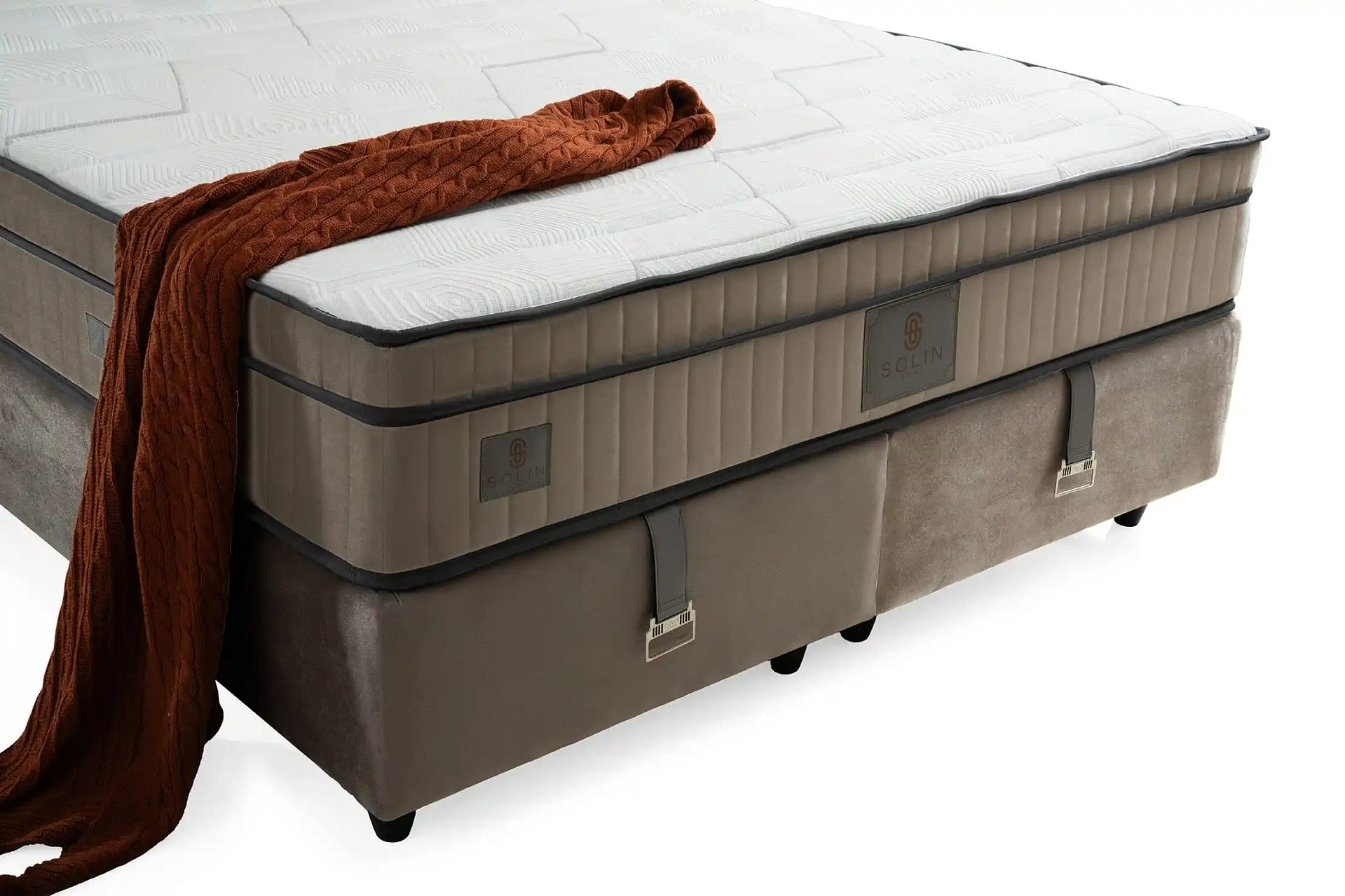 Lit-coffre Boxspring GÜZİDE GOLD – Image 3