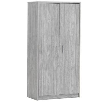 Armoire de rangement multifonction 'Spacio' 2 portes et 5 étagères gris (RO-6142-5)