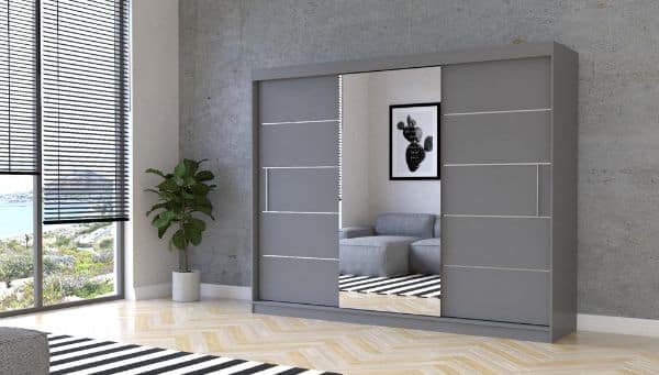 Garde-robe 3 portes coulissantes (PL-250)