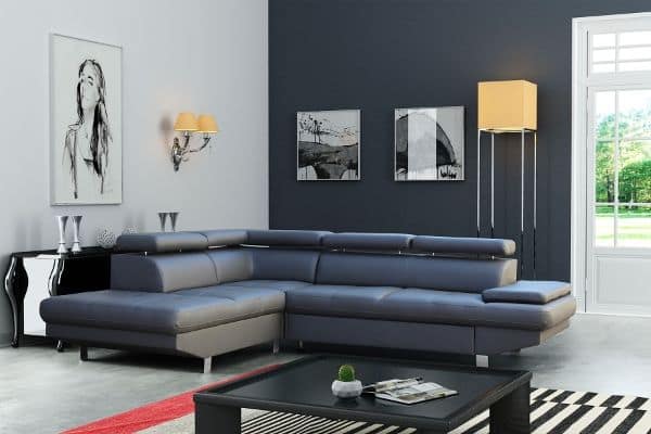 Salon en coin convertible en lit (BE-JET)