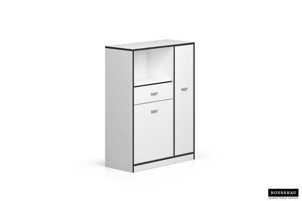 Armoire de cuisine 'TRUDO' blanc/gris (RO-1980-5) – Image 3