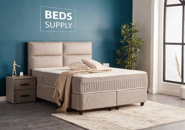 Lit-coffre Boxspring 'ABC-SENNA' 160 cm