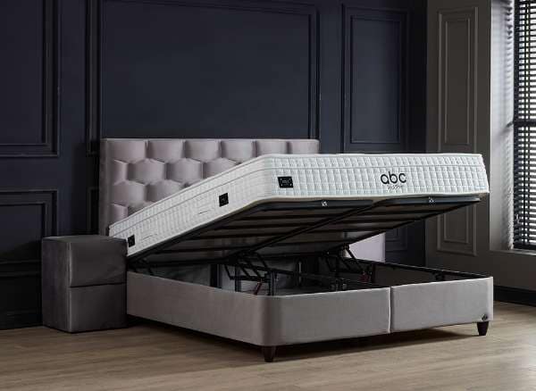 Lit boxspring (abc-palermo-gris) – Image 7