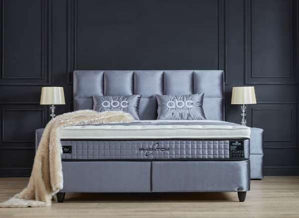 Lit boxspring (abc-phantom-gris)