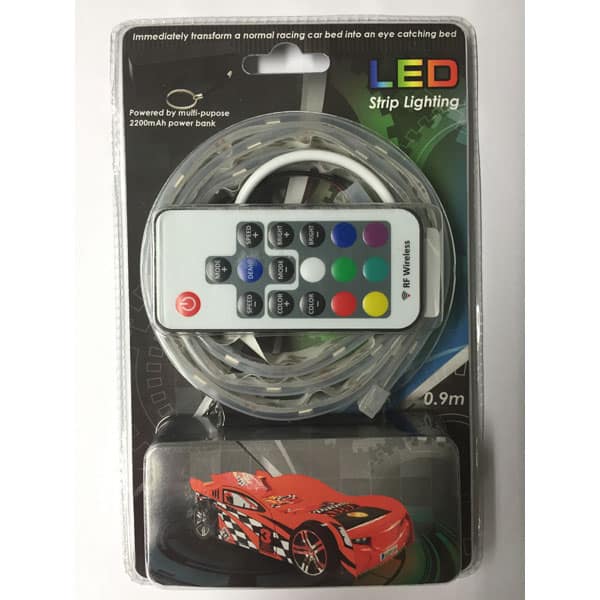 led et télécommande lit voiture enfant en promotion