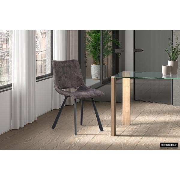 Chaise 'ASSISI' velours (RO-5528) – Image 9