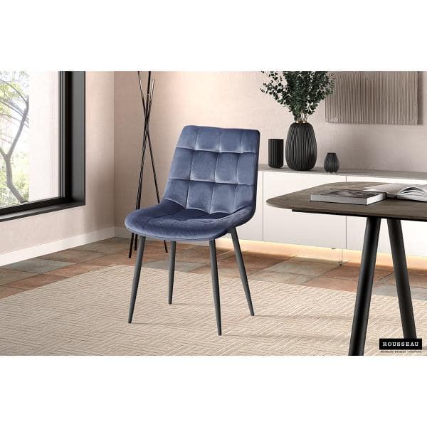 Chaise 'JUTA' velours (RO-9005) – Image 3