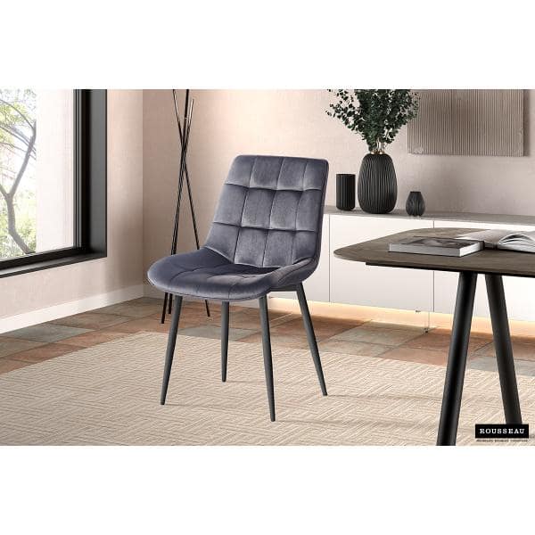 Chaise 'JUTA' velours (RO-9005)