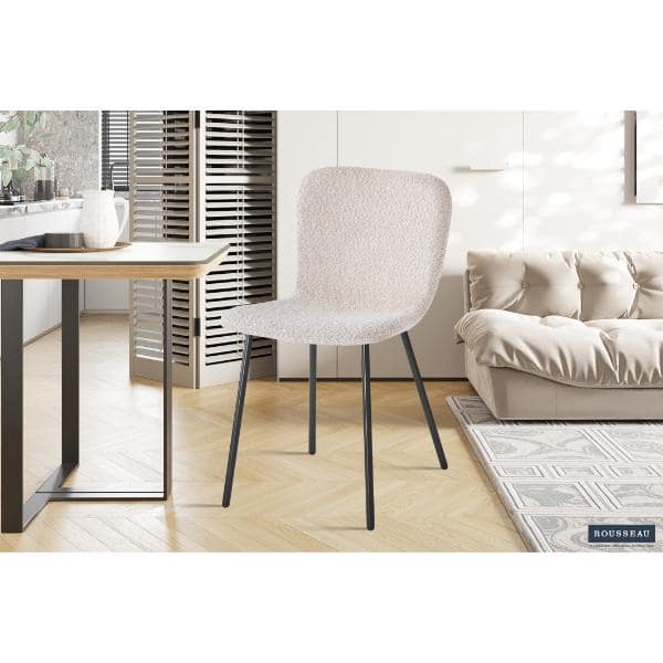 Chaise 'SUSAN' bouclé  (RO-9025) – Image 5