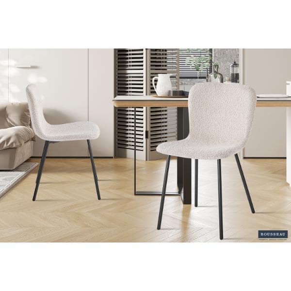 Chaise 'SUSAN' bouclé  (RO-9025) – Image 6