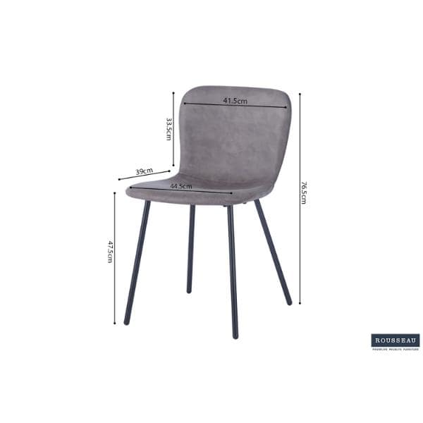 Chaise 'SUSAN' bouclé  (RO-9025) – Image 12