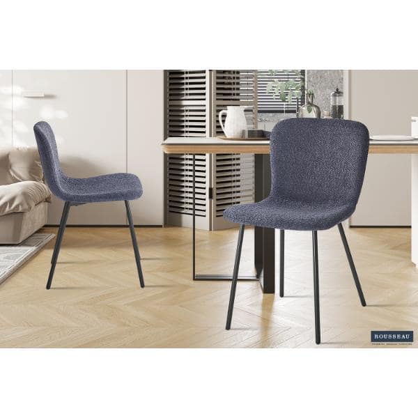 Chaise 'SUSAN' bouclé  (RO-9025) – Image 19