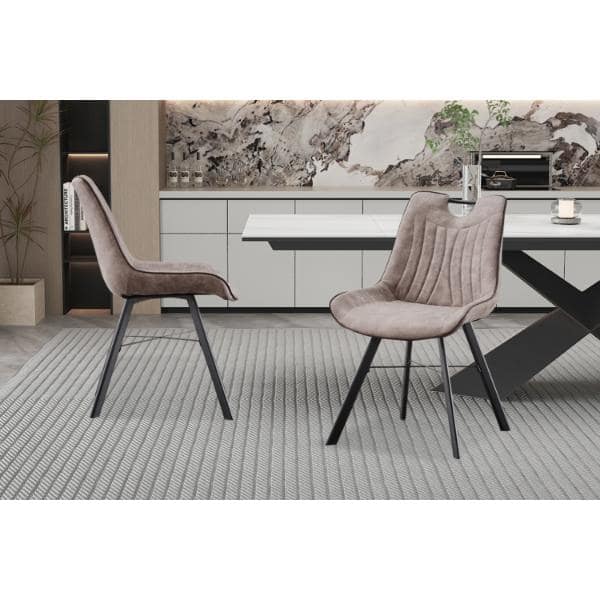 Chaise 'PABLO' pu micro fibre (RO-9105) – Image 8