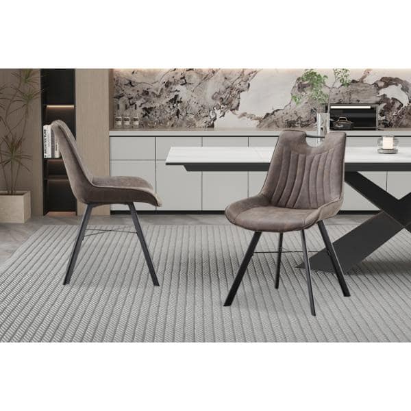 Chaise 'PABLO' pu micro fibre (RO-9105) – Image 15