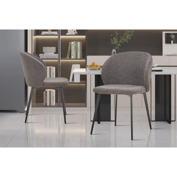 Chaise 'TOLEDO' bouclé (RO-9450)