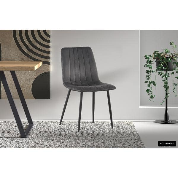 Chaise 'WILLIS' velours (RO-9660) – Image 3