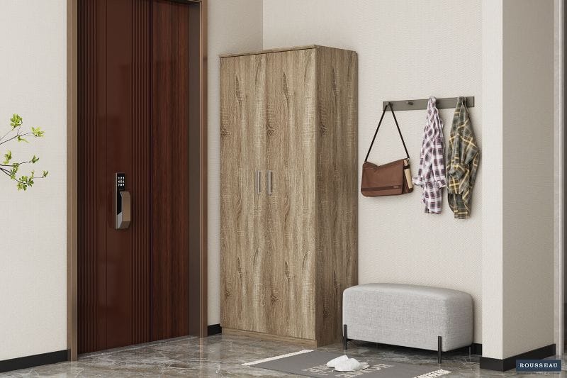 Armoire rangement chaussures 'Mike' 2 portes Sonoma (RO-5220-2)