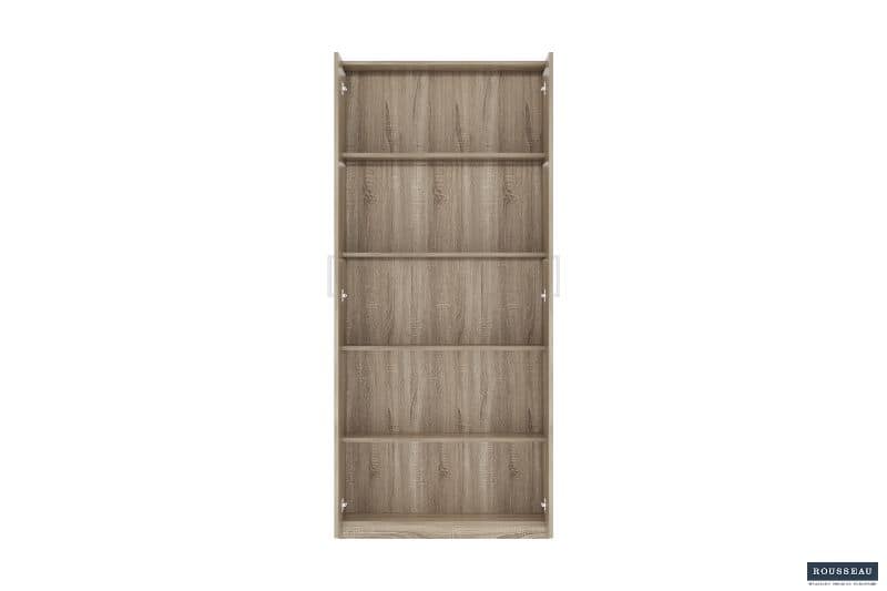 Armoire de rangement multifonction 'Mike' 80cm 2 portes (RO-6805-2) – Image 2